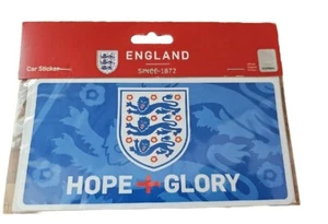 Pegatina de coche de Inglaterra HOPE+GLORY - Imagen 1 de 1