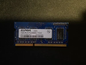 ELPIDA 1GB 2Rx16 PC3-8500S-7-10-A1 Computer Memory RAM - Picture 1 of 2