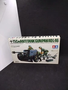 1/35 Tamiya 7.5 CM Anti Tank Gun Pak 40 W/3 Crew Equipment & Weapon - Picture 1 of 7