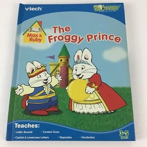 VTech Bugsby Reading System Max & Ruby Froggy Prince Educational Book Cartridge - Picture 1 of 7