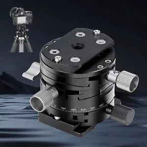 3-In-1 Leofoto G2 GEAR HEAD 3-In-1 Panoramic Geared Ball head Tripod Head Black - Picture 1 of 14