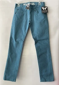 NWT Boys Shaun White Super Skinny Teal Blue Jeans Size 10 - Picture 1 of 6