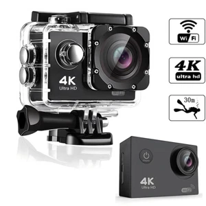 4K HD 1080P Outdoor Sport Waterproof Action Camera W/ Full sets accessories New - Picture 1 of 22