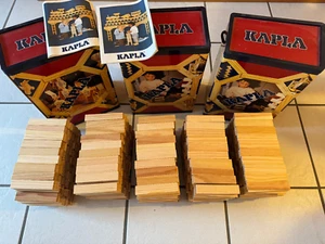 Kapla Steine 996 Stück in 3 stabilen Boxen + Buch - Bild 1 von 4