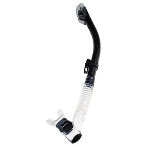 Tubo seco para Buceo y Snorkel Marlin DRY LUX black/clear, Unisex para Adultos - Imagen 1 de 4