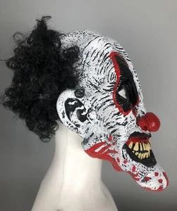 Disfraz de payaso asesino de California conjunto de 3 piezas talla mediana 8/10 - Imagen 1 de 10