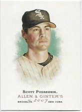 2007 Topps Allen and Ginter #27 Scott Podsednik NM-MT White Sox