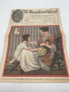 La Biancheria Elegante n. 11 novembre 1919 moda donna uomo neonato casa ricamo - Picture 1 of 2