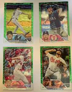 2023 Topps Series 1 - Red / Orange / Green Foil Parallels (You Choose)
