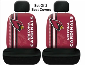 Arizona Cardinals NFL Printed Logo 2 Car Seat Covers - Picture 1 of 2