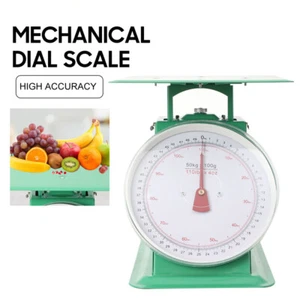 Bilancia meccanica a quadrante 110 libbre/50 kg bilancia da cucina pesa alimenti resistente - Foto 1 di 12