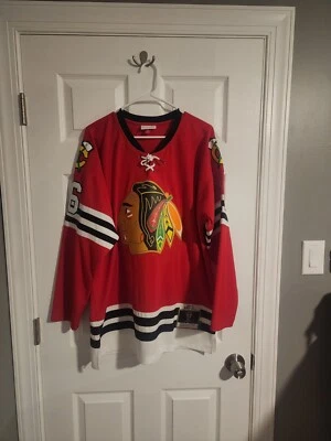 Auténtica camiseta Mitchell & Ness BOBBY HULL 60/61 BLACKHAWKS línea azul talla grande  Foto 1 de 4