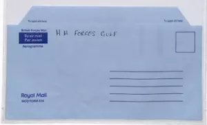 GB QV Unused Stationery AIR LETTER FORCES MAIL *GULF* MOD 674 {samwells}ZN222 - Picture 1 of 10
