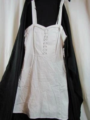 NUEVO CON ETIQUETAS XOXO Corsé Cruzado Blanco Falda Mono Jr Talla S Org $59.00 Foto 1 de 4