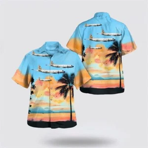 US Navy Lockheed P 3C Orion Of VP 44 1951 1991 Hawaiian Shirt 8211 Gift For Mili - Picture 1 of 2