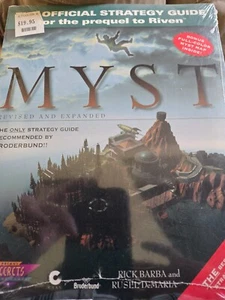 MYST Official Strategy Guide mit Karte und Poster 1995 Prima PC Rick Barba NEU - Bild 1 von 1