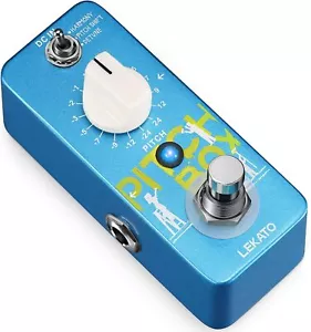 LEKATO Mini Pitch Shifter Pedal Harmonizer Guitar Pedal Pitch Box True Bypass - Picture 1 of 8