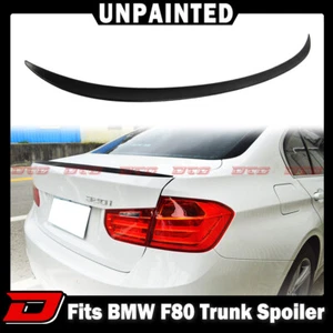 Fit For BMW 3 Series F80 F30 M Type Rear Trunk Lip Spoiler Unpainted ABS - Picture 1 of 6