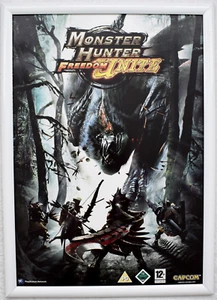 Monster Hunter Freedom Unite RARO PSP 42 cm x 59 cm poster promozionale #1 - Foto 1 di 2