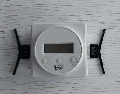 Digitale Einbau-Zeitschaltuhr, Timer, Typ MICROTIME von Diehl / AKO, weiß, neu - Bild 1 von 2