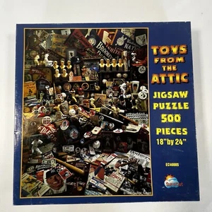 Toys From The Attic 500 Piece Baseball Jigsaw Puzzle 18"x 24" Complete - Picture 1 of 3