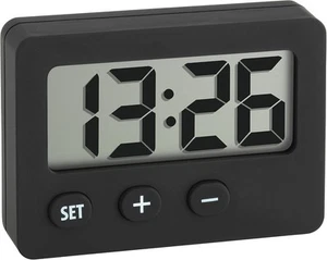 TFA Dostmann Mini Digitaluhr, 60.2013.01, Tischuhr, Quarzuhr, perfekt für KFZ  - Bild 1 von 3