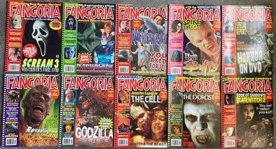 Fangoria Magazine 2000 Lot - 10 Issues 189 190 191 192 193 194 195 196 197 & 198 - Image 1 of 4