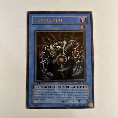 YU-GI-OH!! BIP-S001 Renounced (Relinquished) SPANISH Ultra Rare 1st Edition MP  - Image 1 of 2
