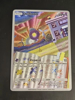 Drifloon 165/155 Pokemon TCG Pocket Space-Time Smackdown Textured Fanart Card - Image 1 of 3