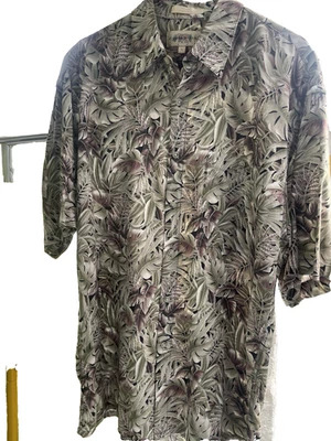 Campia MONA  short sleeve  Shirt Size M  MEN'S Hawaiian 100% Cotton vacation - Image 1 of 4