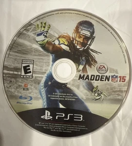 Madden NFL 15 PS3 (PlayStation 3, 2014) probado y funcionando SOLO DISCO sin seguimiento - Imagen 1 de 1