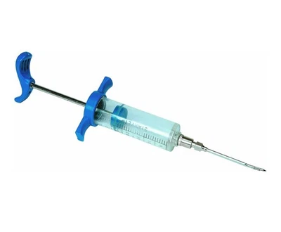 Inyector de adobo de plástico pesado King Kooker TI8 1 onza con aguja nuevo Foto 1 de 2