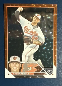 2023 Topps Series 1 Orange Foil /299 Tyler Wells #151 Baltimore Orioles - Bild 1 von 3