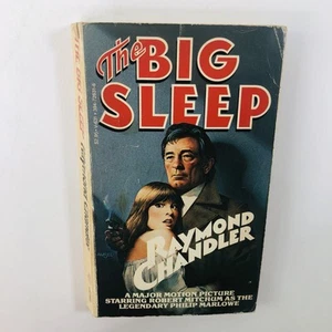 The Big Sleep by Raymond Chandler 1976 Paperback book Mystery Crime VTG - Picture 1 of 19