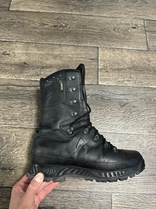 haix gore tex boots combat high men black leather eu43 uk9 us10 - Picture 1 of 8