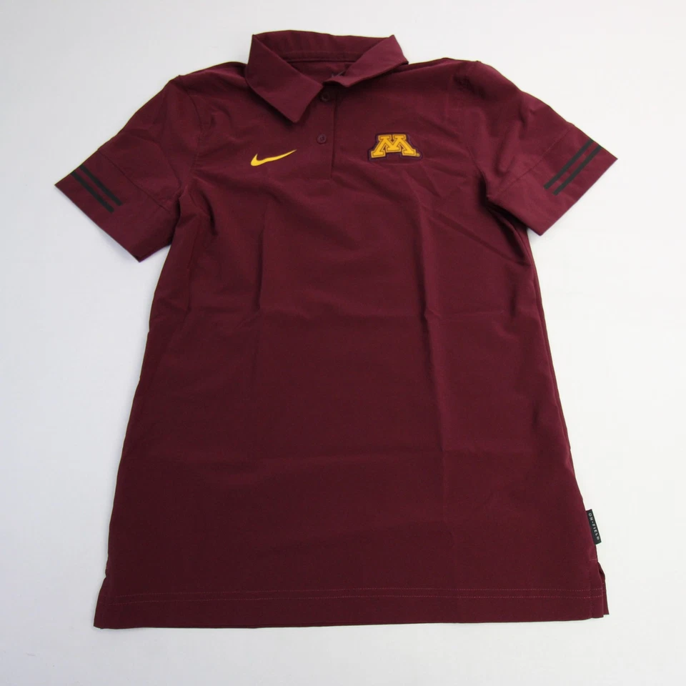 Minnesota Golden Gophers Nike Dri-Fit Polo Women's Maroon Used - Image 1 of 3