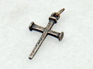 James Avery Sterlingsilber Nagel Kreuz Anhänger 1,25" - Bild 1 von 3