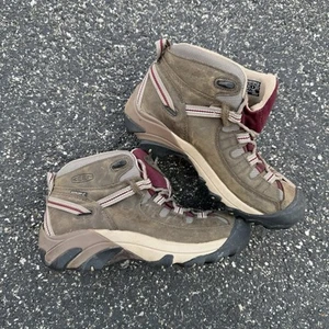 Puma Krypton Mid Top Steel Toe Work Boots Sneakers Women's Size 10 Brown - Picture 1 of 11