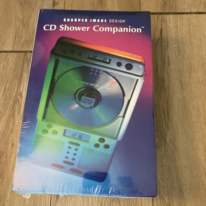Sharper Image CD Player AM/FM Stereo Shower Companion Water Resistant NIB - Picture 1 of 4
