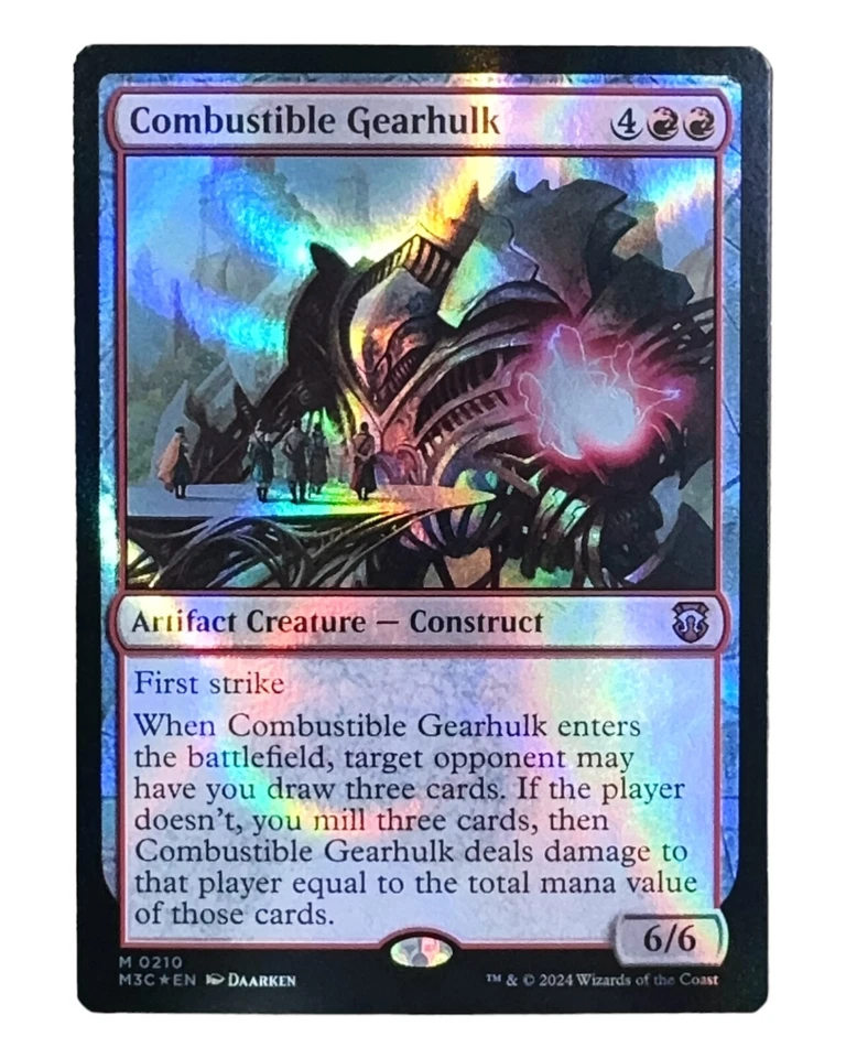 MTG | Combustible Gearhulk | Modern Horizons 3 | Ripple Foil | NM | EN - Bild 1 von 1