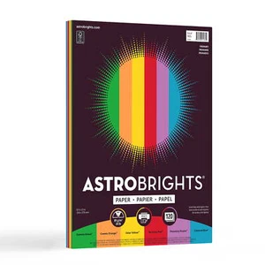 Astrobrights Colored Paper, 8.5" x 11", 24 lb./89 Gsm - Picture 1 of 5