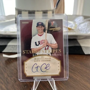 2013 Panini USA Baseball Champions Signatures #GCC Garin Cecchini /671 - Picture 1 of 2