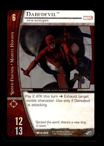 Daredevil - New Kingpin MTU-005 Marvel Team Up VS System 2004 TCG CCG - Picture 1 of 2