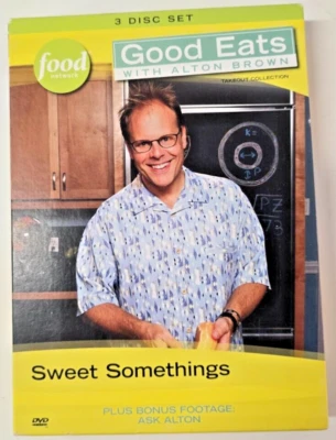 Good Eats with Alton Brown: Sweet Somethings Vol 5 3 DVD box set desserts - Imagem 1 de 4