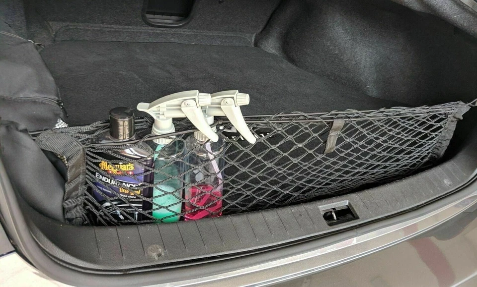 Rear Trunk Envelope Style Mesh Cargo Net for MERCEDES-BENZ CL-Class 2000-2006 - Image 1 of 4