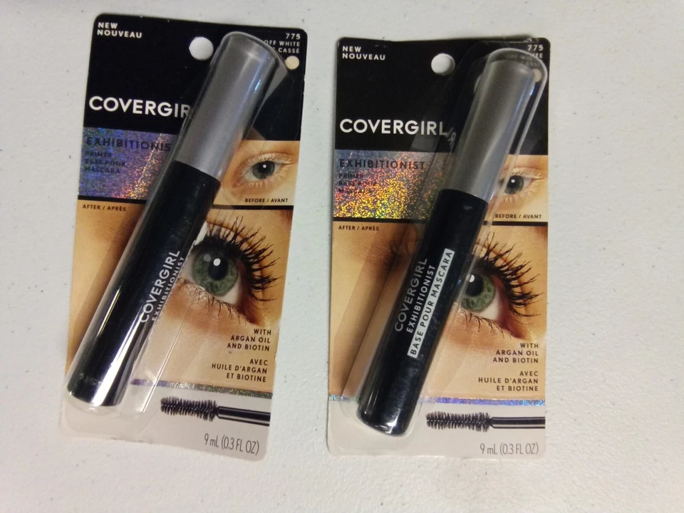 2 PK CoverGirl Exhibitionist Mascara Primer 0.3 Oz Very 775 Off White - Image 1 of 1