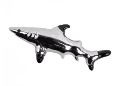 Origami Owl BLACKTIP REEF SHARK Floating Enamel BEACH & OCEAN Charm HTF - Image 1 of 3