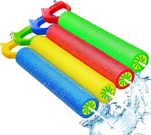 4-Pack 15" Water Blaster Set for Outdoor Pool and Beach Fun - Picture 1 of 7
