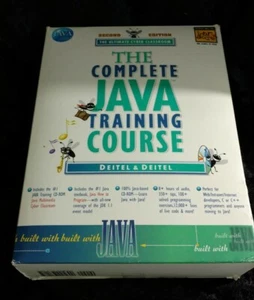 THE COMPLETE JAVA TRAINING COURSE 2ND ED DEITEL $900.00 ON AMAZON! - Picture 1 of 5