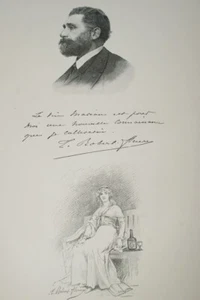 TONY ROBERT FLEURY PEINTRE GRAVURE SUR BOIS MARIANI 1899 PRINT M325 - Picture 1 of 1